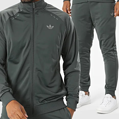 Tuta Adidas Originals Tech Tracksuit - grigio